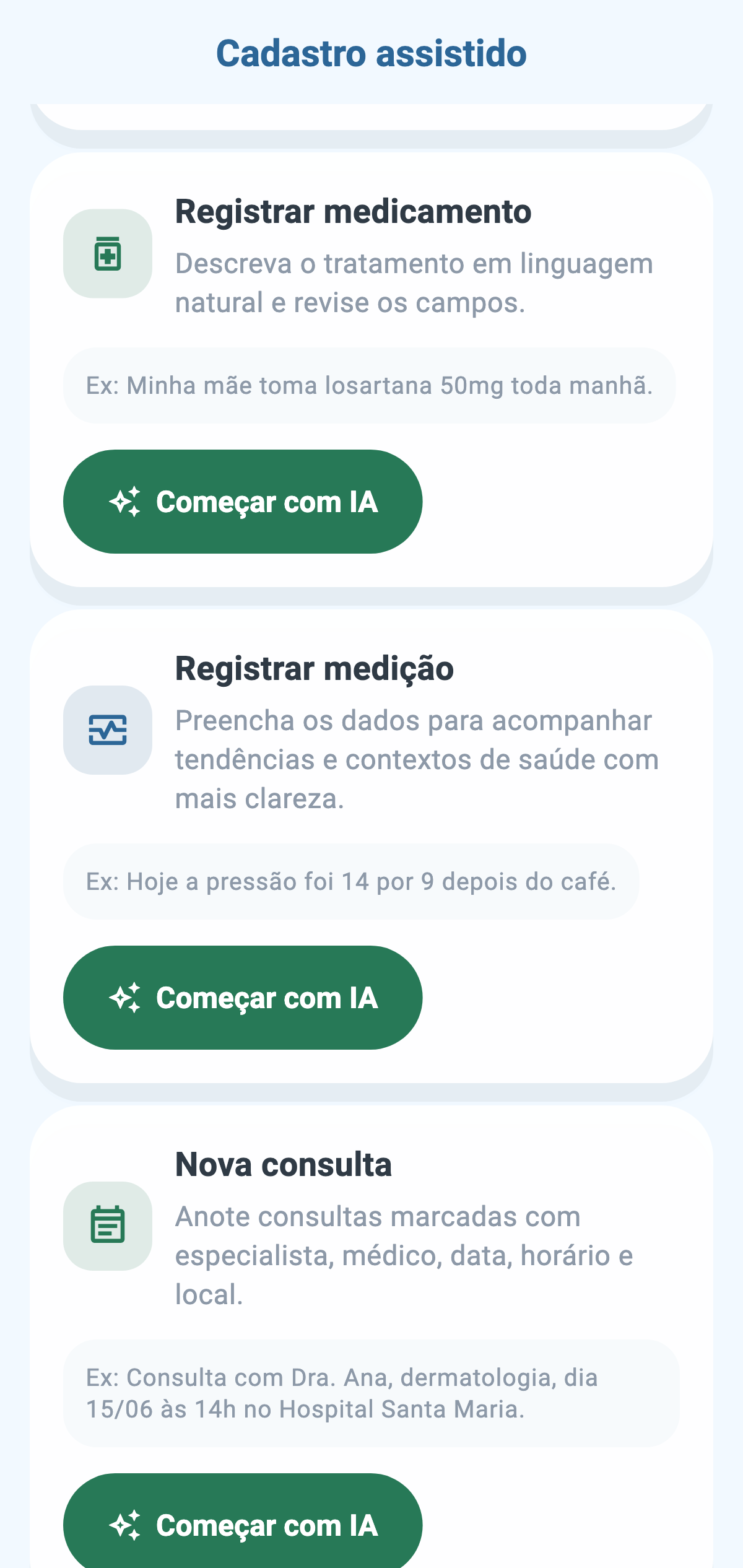 Cadastro assistido por IA no CronoBem